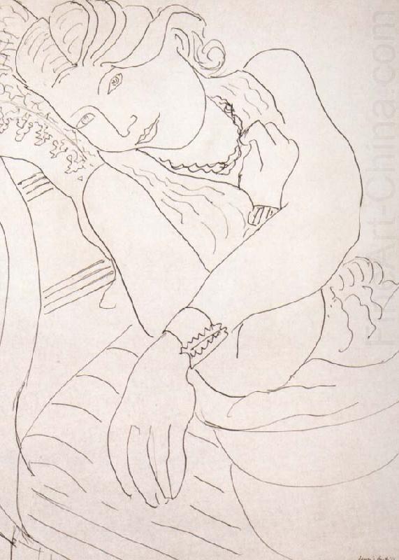Henri Matisse A woman sitting china oil painting image